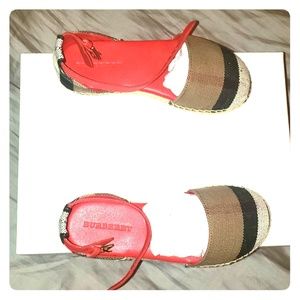 Burberry "Rhimes" d'Orsay espadrille